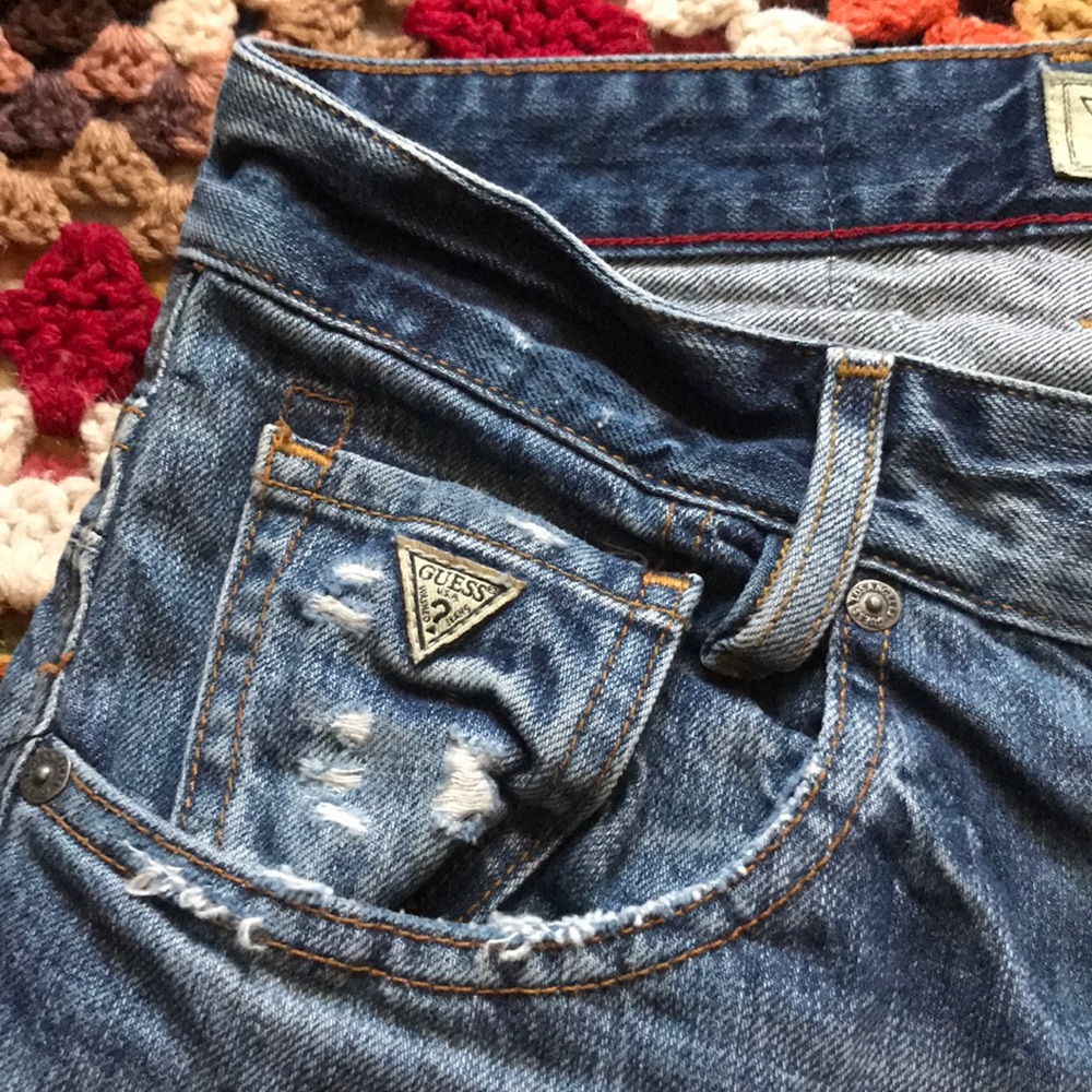 VINTAGE GUESS alameda-slim tapered  jeans - Picture 5 of 11